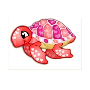 Red Love Turtle